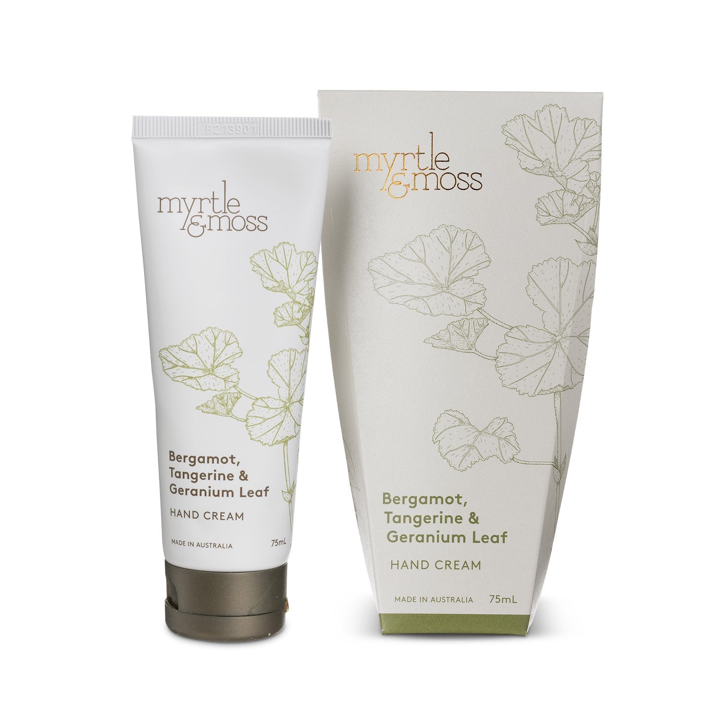Myrtle & Moss Hand Cream Bergamot, Tangerine & Geranium Leaf 75mL