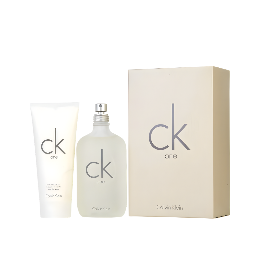 Calvin Klein CK One Gift Set 200mL Eau de Toilette + 200mL Body Moisturiser