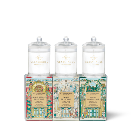 Glasshouse Fragrances Limited Edition Christmas Trio 3 x 60g
