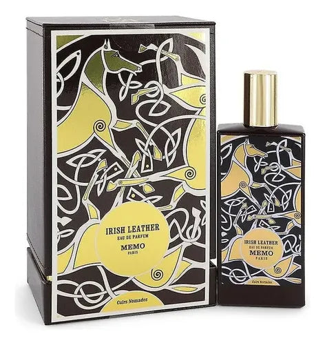 Memo Paris Irish Leather Eau de Parfum 75mL bottle and box