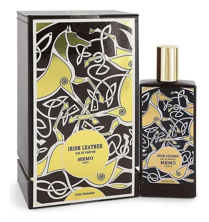 Memo Paris Irish Leather Eau de Parfum 75mL bottle and box