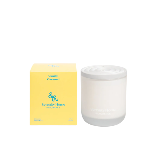 Serenity Home Fragrance Vanilla Caramel  300g Candle