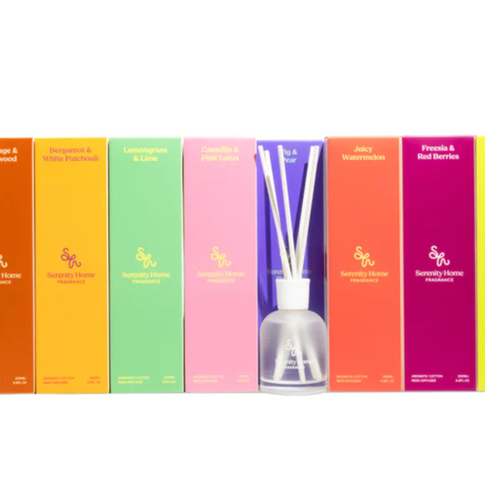 Serenity Home Fragrance Sea Salt & Saffron  200mL Diffuser