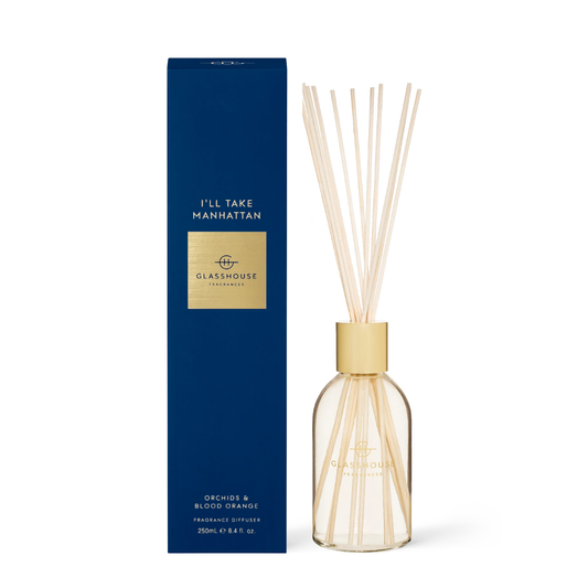 Glasshouse Fragrances Diffuser - I'll Take Manhattan 250mL