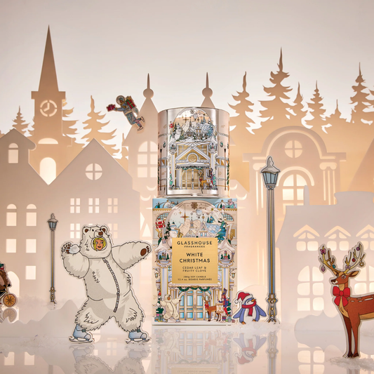 Glasshouse Fragrances White Christmas Candle 380g
