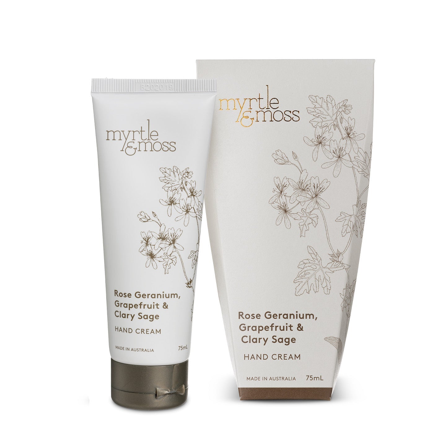 Myrtle & Moss Hand Cream Bergamot, Tangerine & Geranium Leaf 30mL