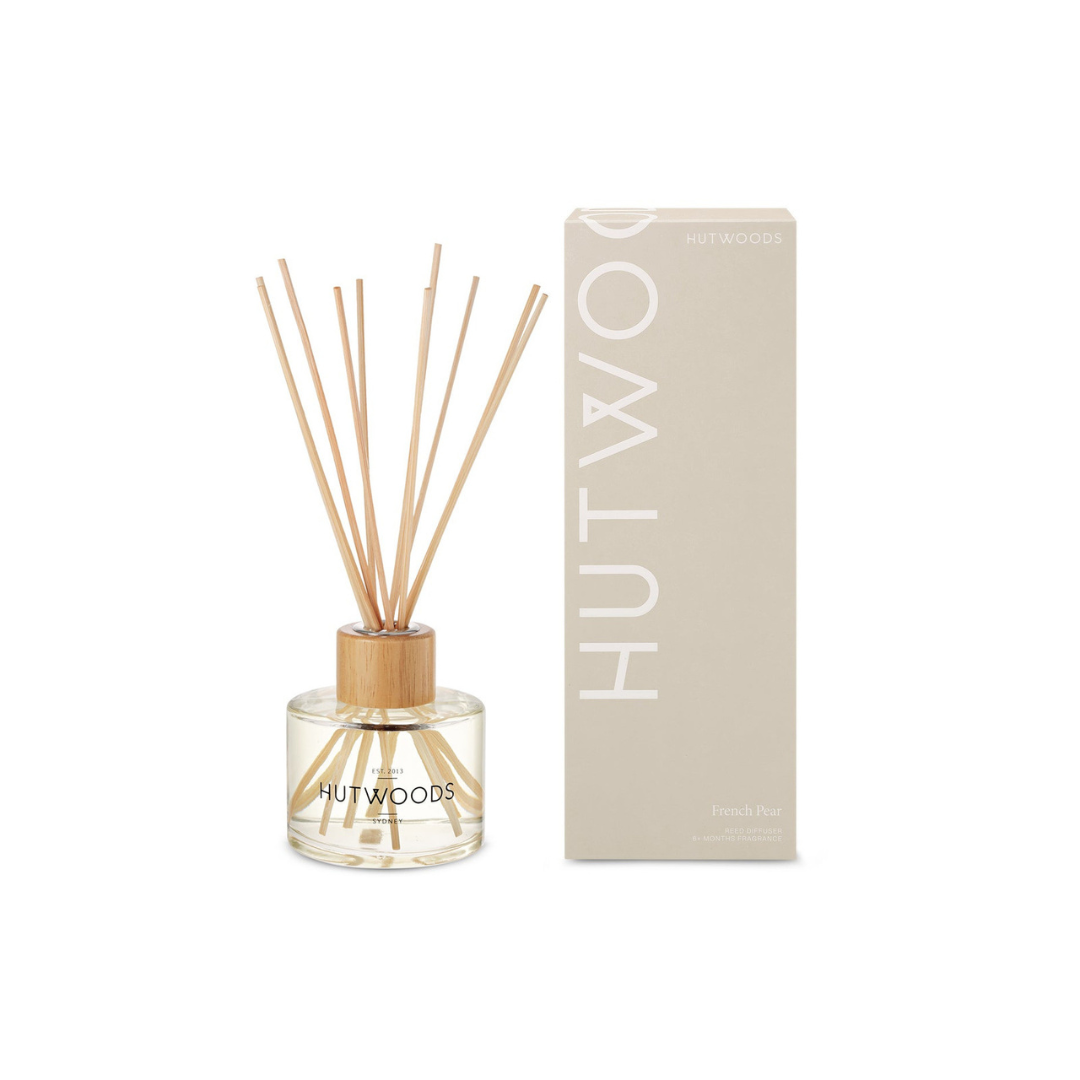 Hutwoods French Pear Reed Diffuser 200mL - The Perfume Company