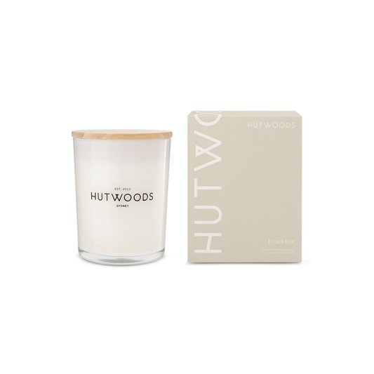 Hutwoods French Pear Candle Large 100+ Hours Burn Time - The Perfume Company