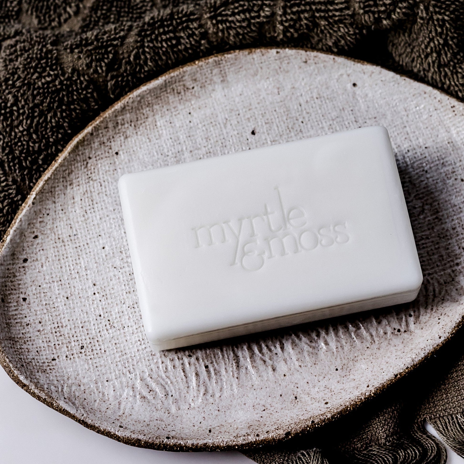 Myrtle & Moss Shea Butter Soap Bergamot, Tangerine & Geranium Leaf 200g