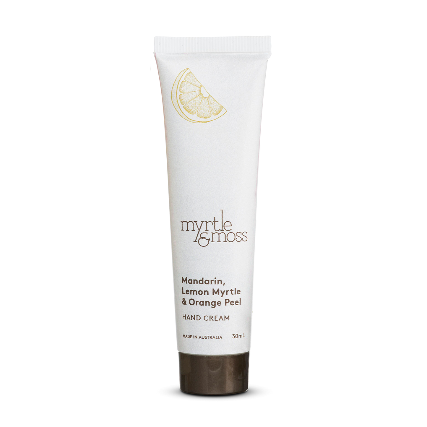 Myrtle & Moss Hand Cream Mandarin, Lemon Myrtle & Orange Peel 30mL