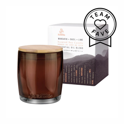 Urban Rituelle Mandarin, Basil & Lime Candle 400g