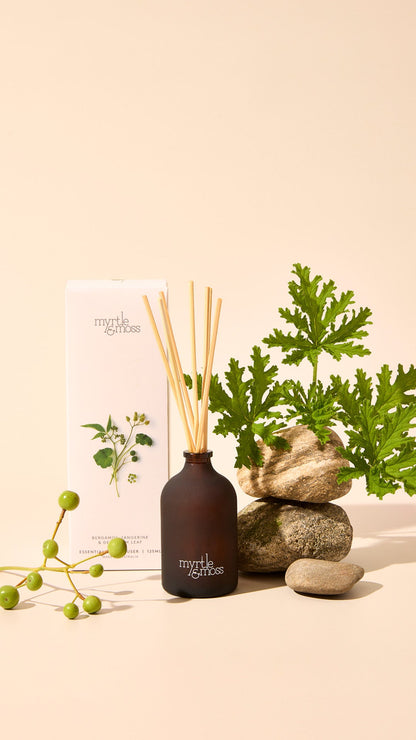 Myrtle & Moss Signature Essential Oil Diffuser Mandarin, Lemon Myrtle & Orange Peel 125mL