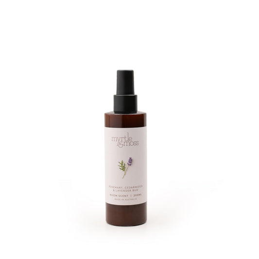 Myrtle & Moss Signature Room Scent Rosemary, Cedarwood & Lavender Bud 200mL - The Perfume Company