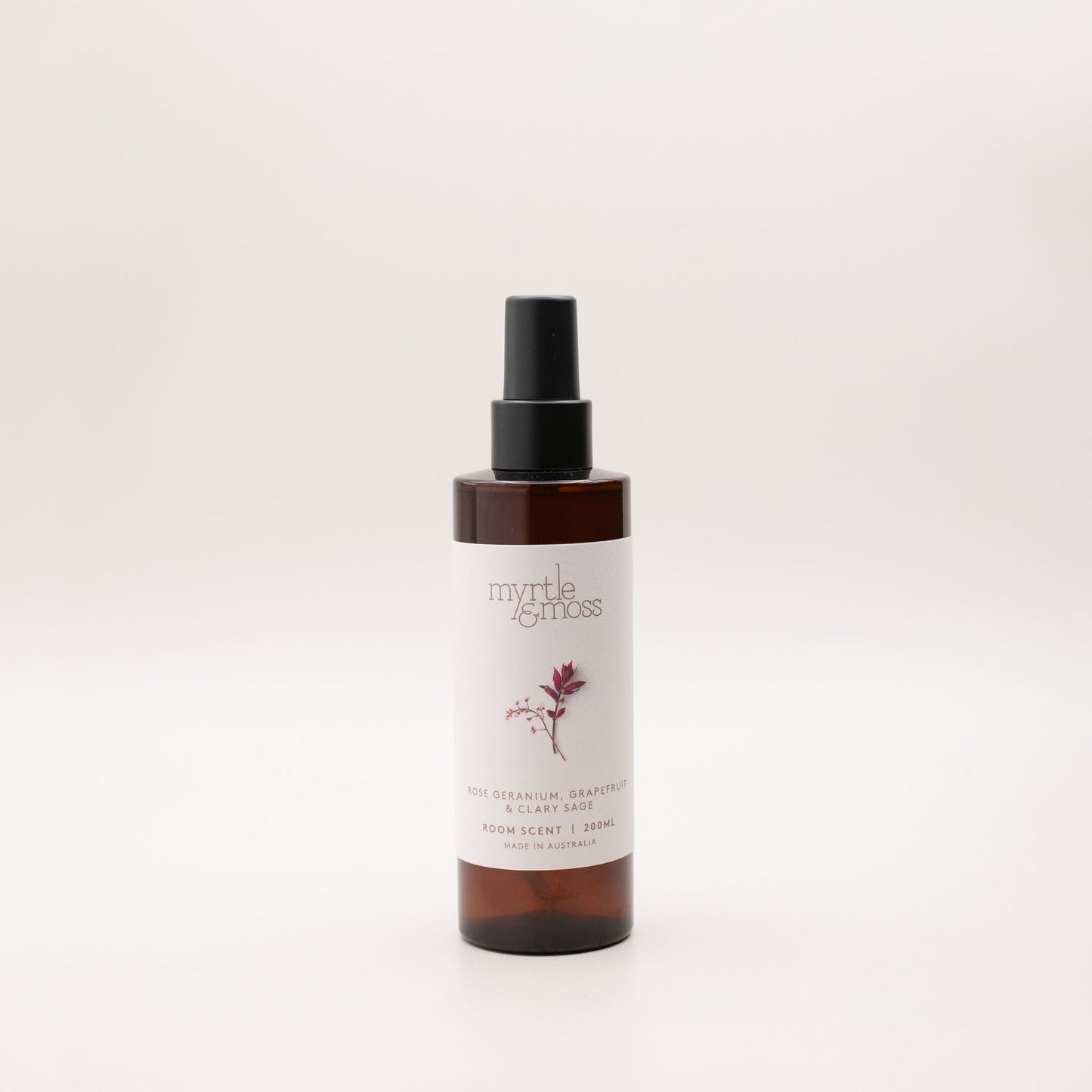 Myrtle & Moss Signature Room Scent Rose Geranium, Grapefruit & Clary Sage 200mL