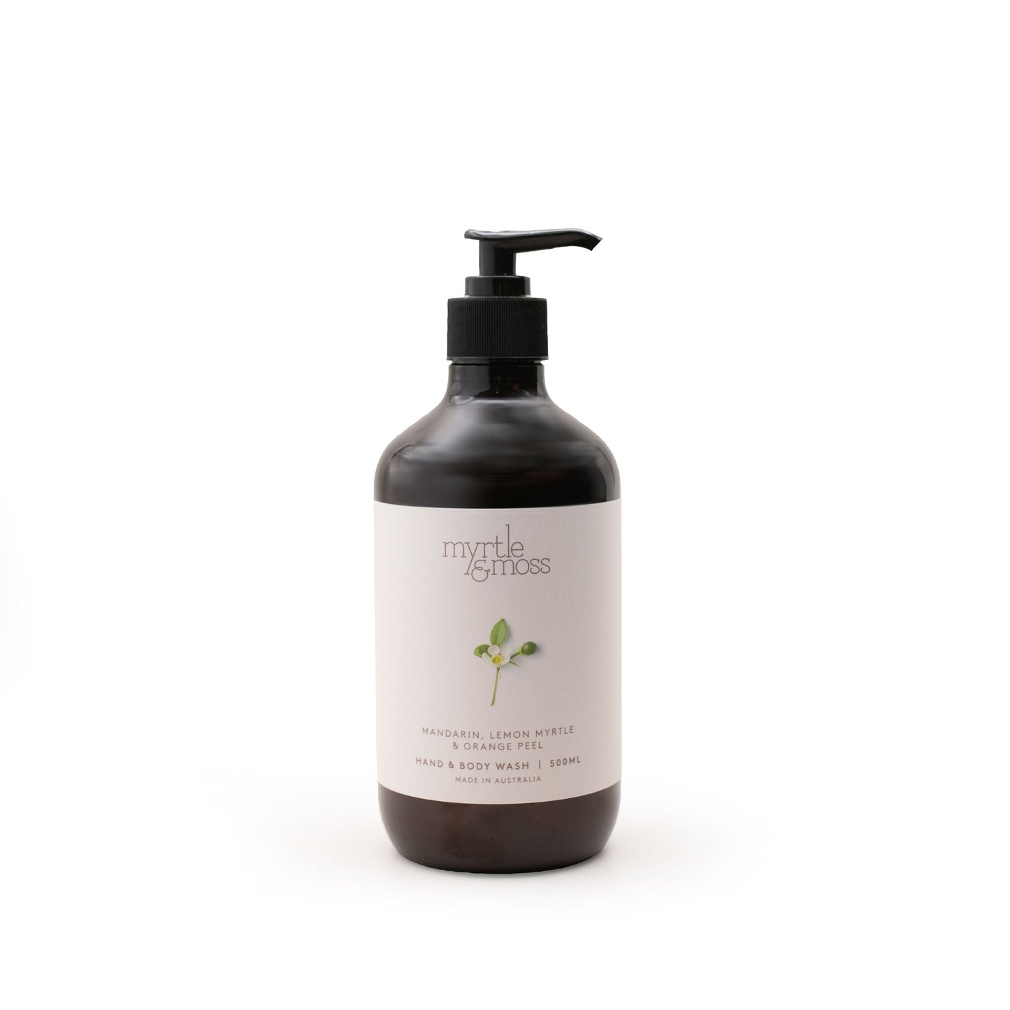 Myrtle & Moss Signature Hand & Body Wash Mandarin, Lemon Myrtle & Orange Peel 500mL