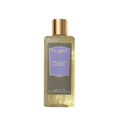 Floris Night Scented Jasmine Bath & Shower Gel 250mL