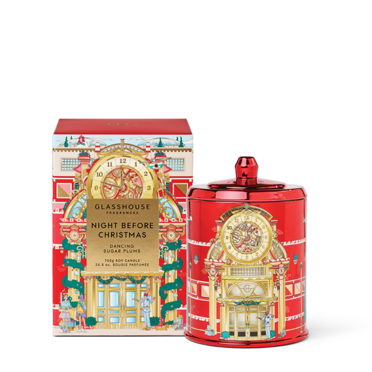 Glasshouse Fragrances Limited Edition Night Before Christmas Candle 760g