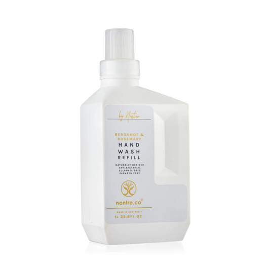 Nontre.co Natural Hand Wash Refill Bergamot & Rosemary 1L