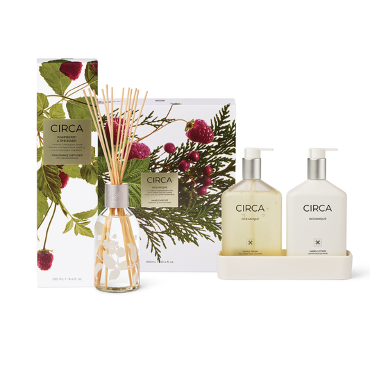 CIRCA Oceanique & Raspberry Rhubarb Home + Hand Care Bundle