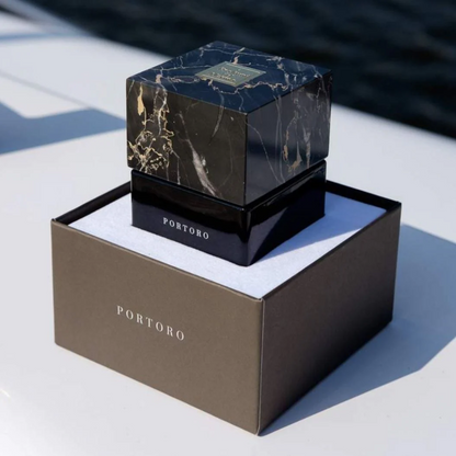 Profumi del Marmo Portoro fragrance presentation