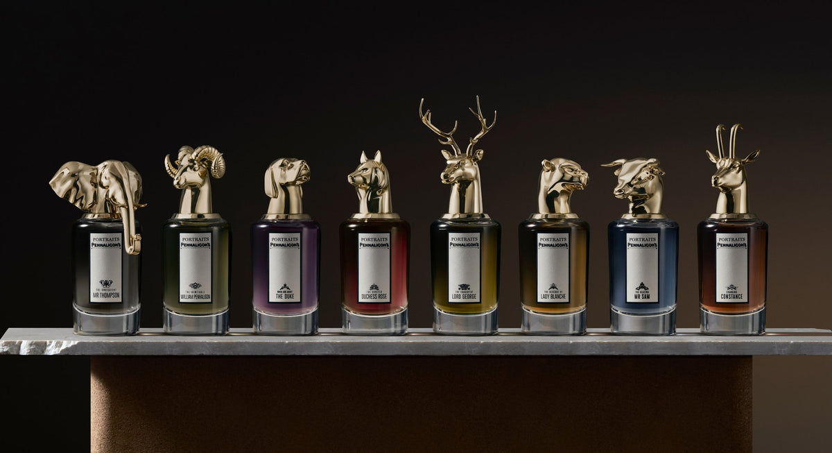 Penhaligon's Portraits collection featuring The Omniscient Mr Thompson