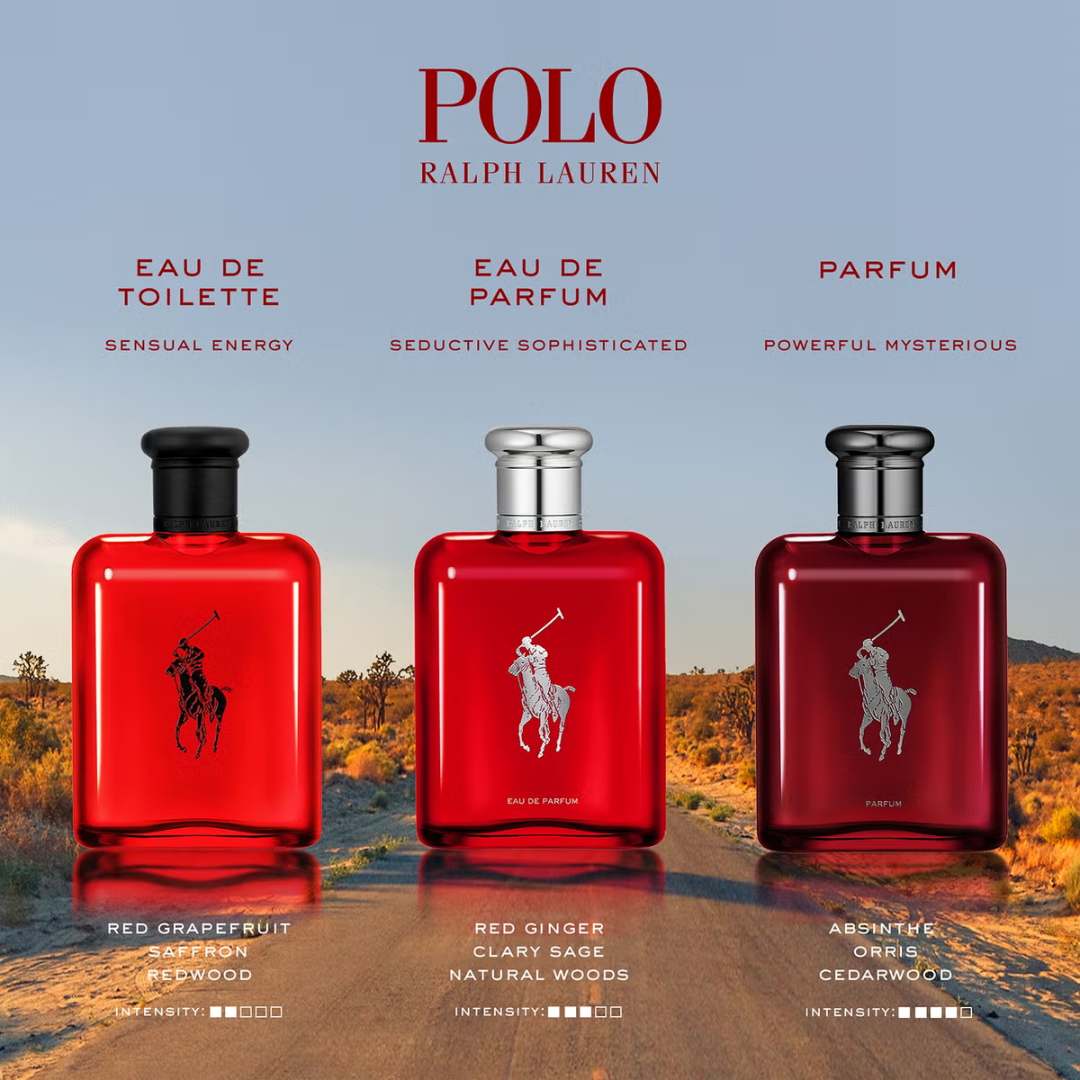 Ralph Lauren Polo Red Eau de Toilette 125mL - The Perfume Company