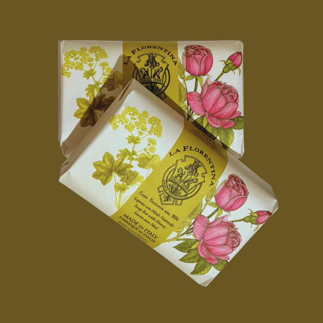La Florentina Rose & Camomille Set of 3 Bar Soaps 200g