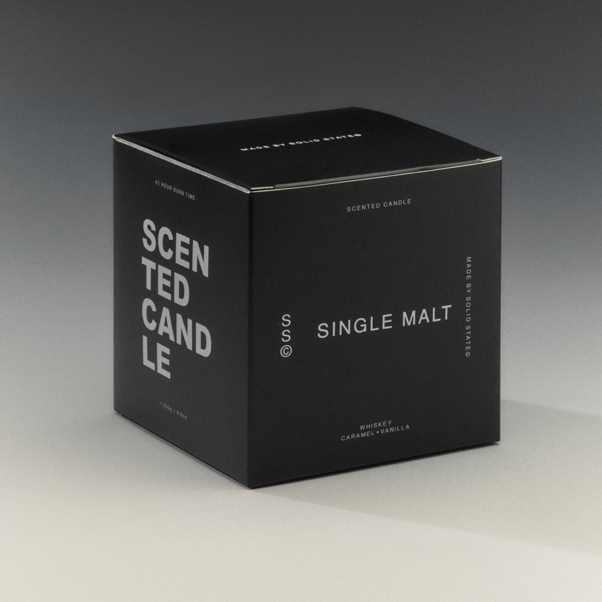 Solid State Single Malt Candle Whisky Caramel 250g - Solid State - The Perfume Company