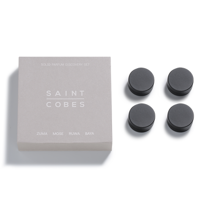Saint Cobes Solid Parfum Discovery Set 4 Scents Zuma Mose Ruwa Baya
