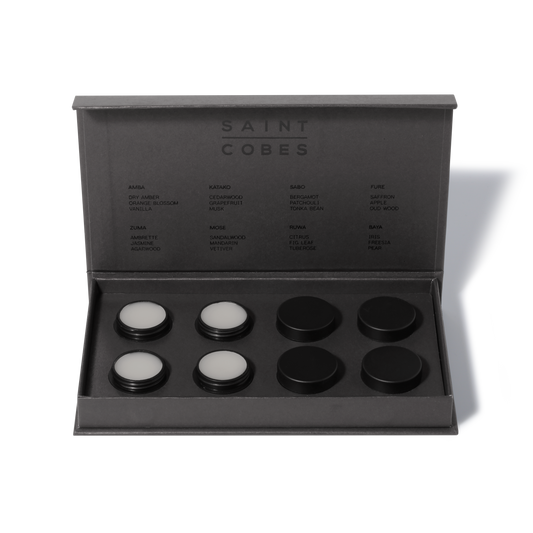 Saint Cobes Solid Parfum Discovery Set 4 Scents Zuma Mose Ruwa Baya