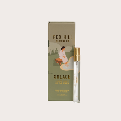 Red Hill Perfume Co Solace Eau de Parfum 10mL bottle and packaging