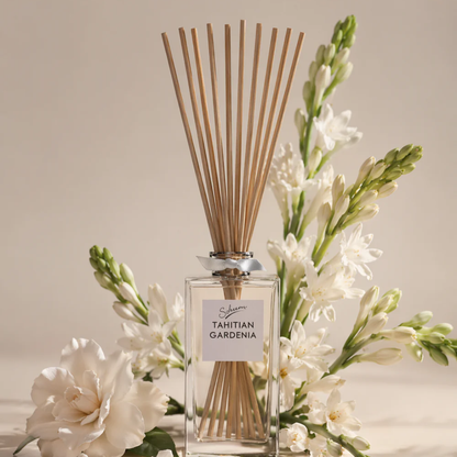 Sohum Tahitian Gardenia Signature Diffuser 160ml & Candle 420g Bundle