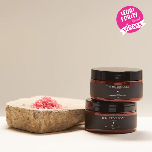 The Herbologist Citrus Radiance Wellness Trio Candle, Body Wash & Bath Salts