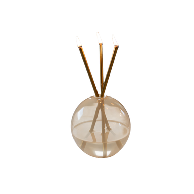 Everlasting Candle Co - Everlasting Candle Co Neva Signature Set - Pampas Vase & Champagne Candle Sticks - The Perfume Company