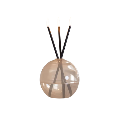 Everlasting Candle Co - Everlasting Candle Co Neva Signature Set - Pampas Vase & Black Candle Sticks - The Perfume Company