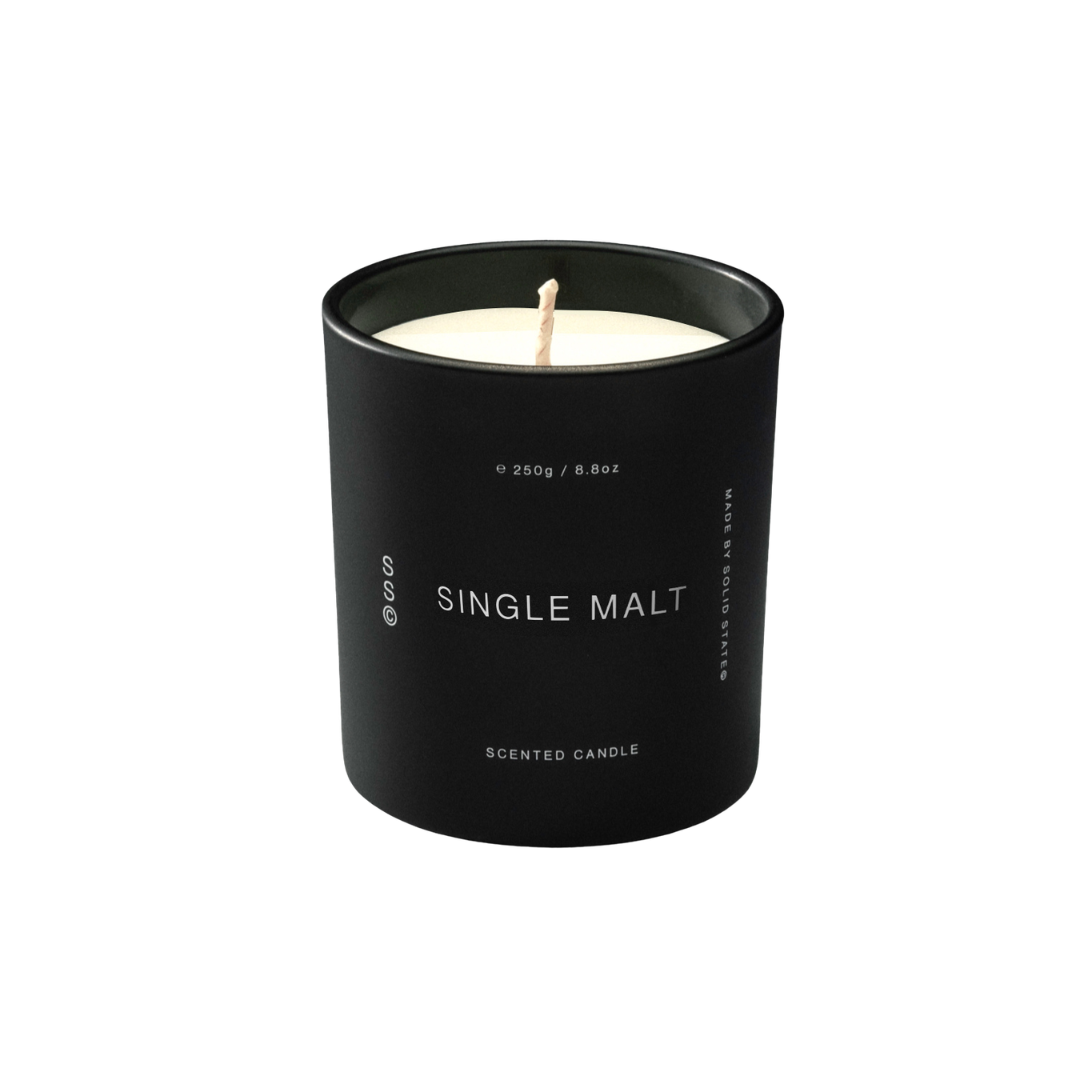 Solid State Single Malt Candle Whisky Caramel 250g