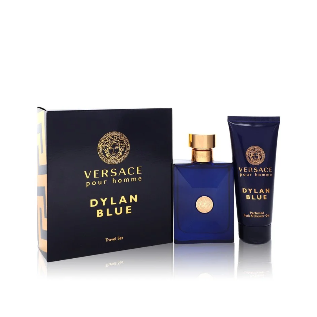 Versace Dylan Blue Pour Homme Gift Set 100mL Eau de Toilette + 100mL Shower Gel