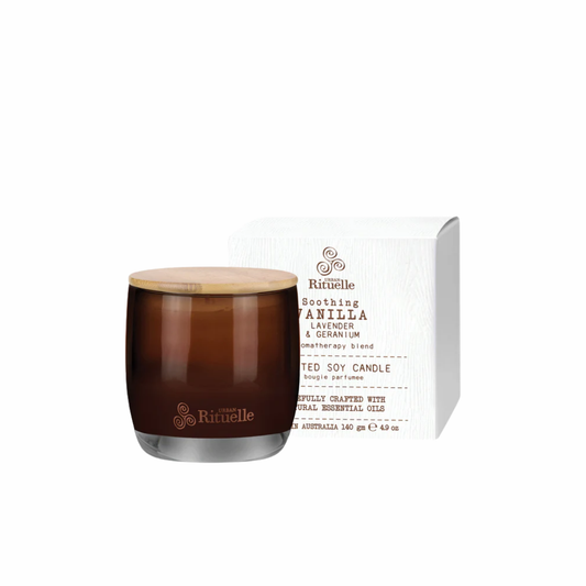 Urban Rituelle Vanilla, Lavender & Geranium Candle 140g