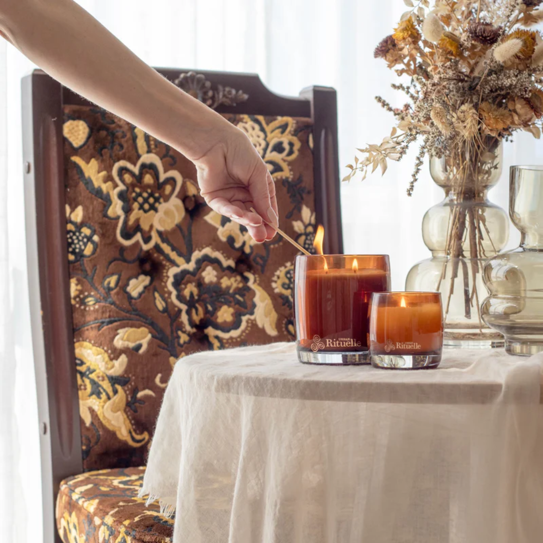 Urban Rituelle Vanilla, Lavender & Geranium Candle 140g