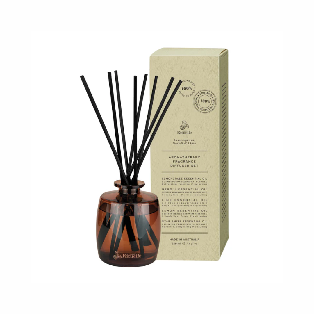 Urban Rituelle Reed Diffuser Lemongrass, Neroli & Lime 220mL