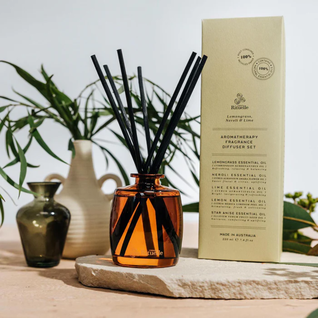 Urban Rituelle Reed Diffuser Lemongrass, Neroli & Lime 220mL