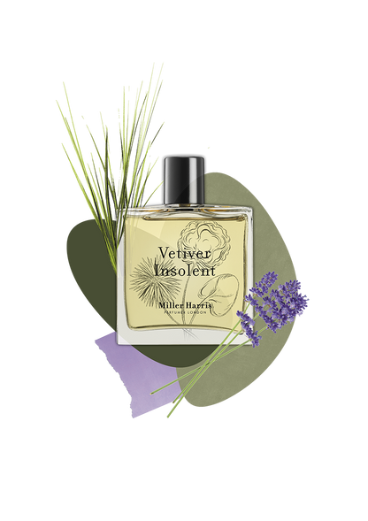 Miller Harris Vetiver Insolent official styled fragrance image