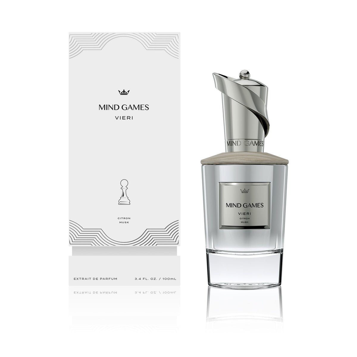 Mind Games Vieri Extrait de Parfum 100mL bottle and box