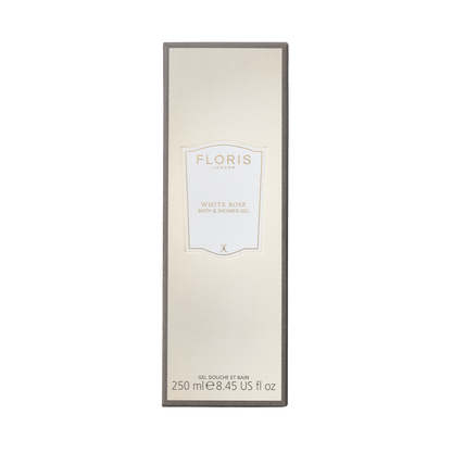 Floris White Rose Bath & Shower Gel 250mL box