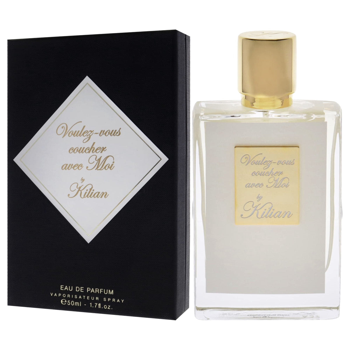 Kilian Voulez-vous Coucher Avec Moi Eau de Parfum 50mL bottle and box