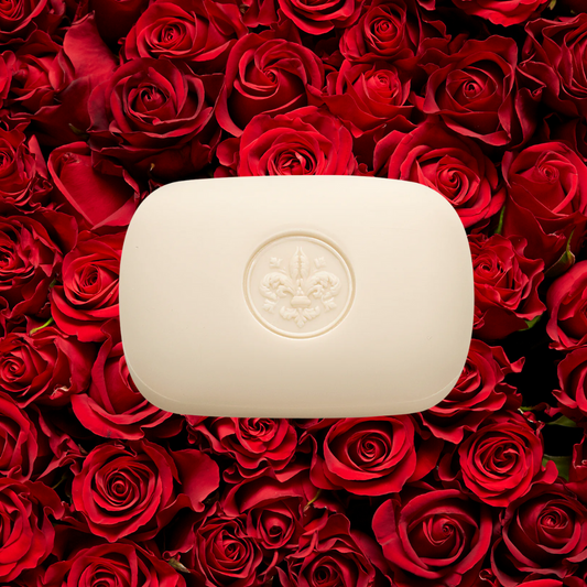 Bath Soap Bar - Saponificio Artigianale Fiorentino - Saponificio Artigianale Fiorentino Rose Bar Soap Set of 3 x 200g - The Gift Company