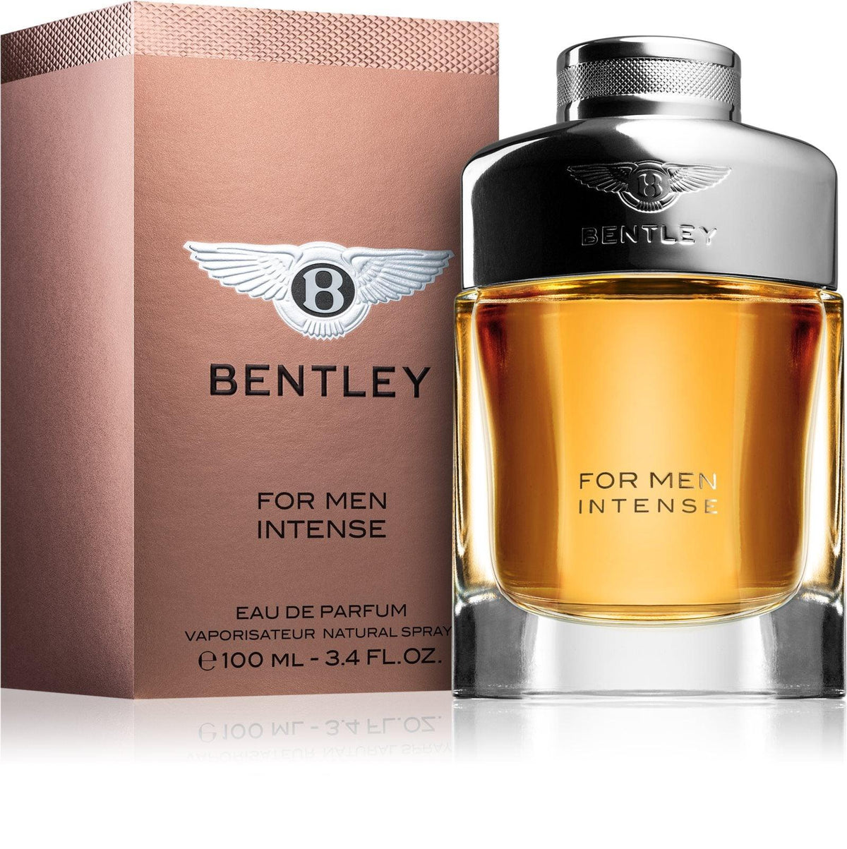 Bentley For Men Intense Eau de Parfum 100mL bottle and box