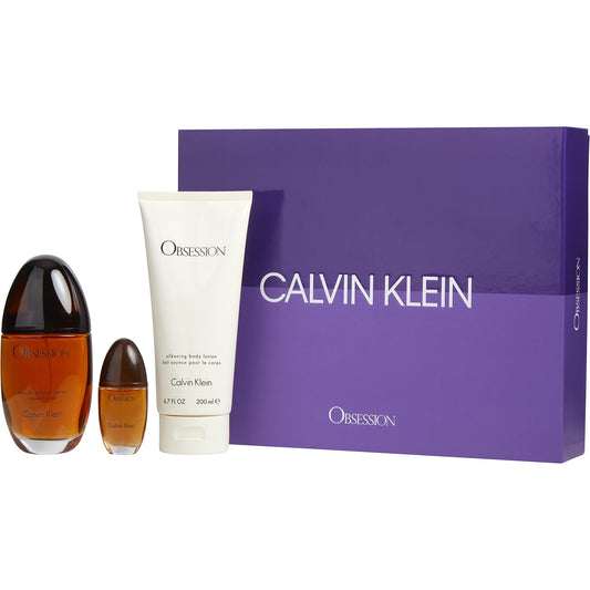 Calvin Klein Obsession Gift Set 100mL EDP + 200mL Body Lotion + 15mL Mini EDP additional product image