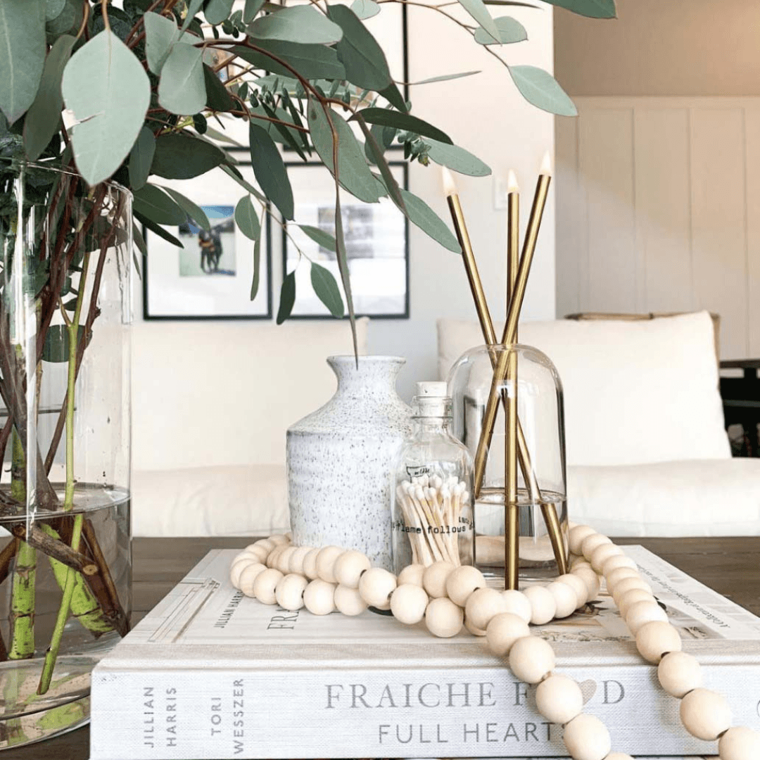 Candle - Everlasting Candle Co - Everlasting Candle Co Wylie Signature Set - Clear Vase & Gold Candle Sticks - The Perfume Company