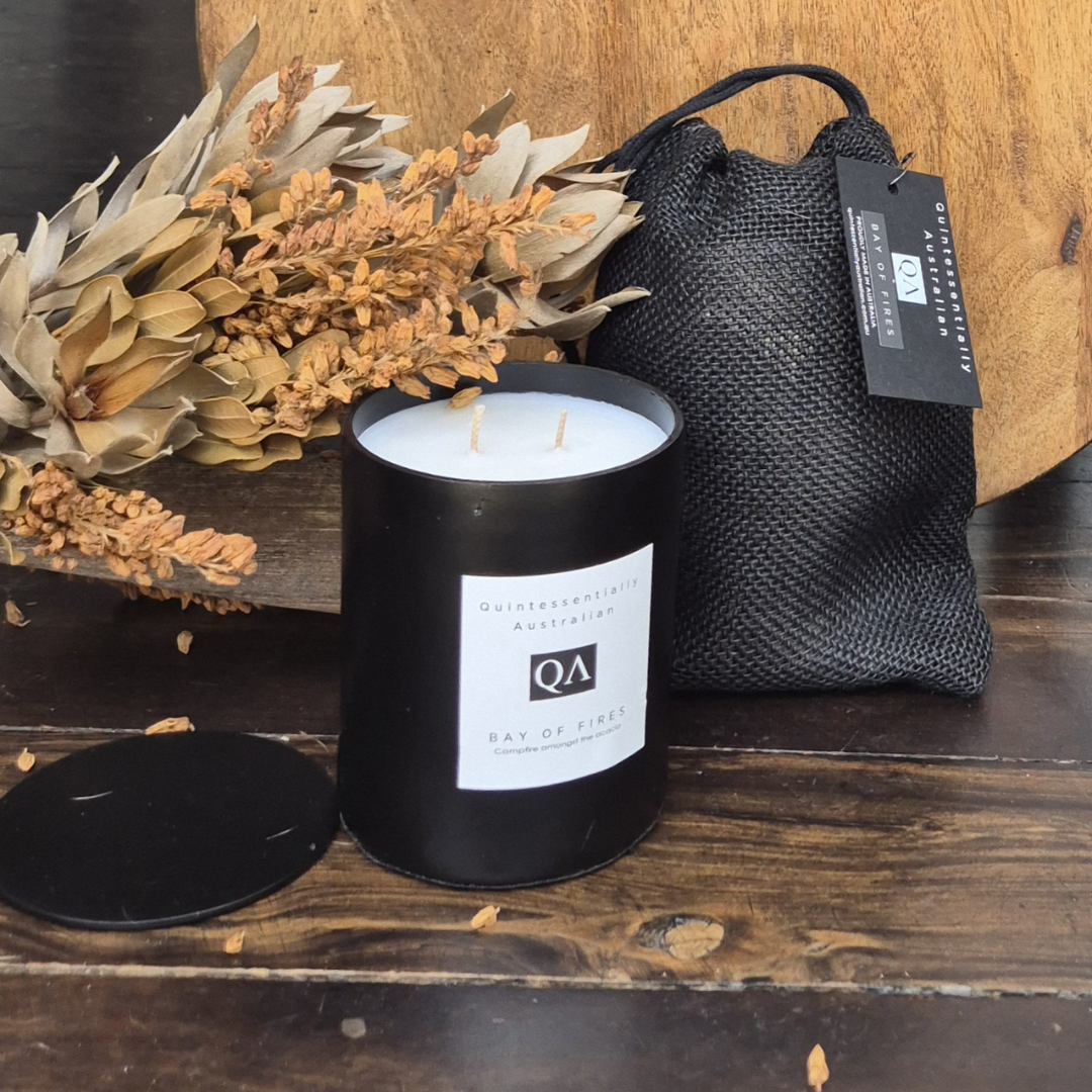 Candle - Quintessentially Australian - Quintessentially Australian Luxury Candle Tin Bay of Fires 400g - The Gift Company